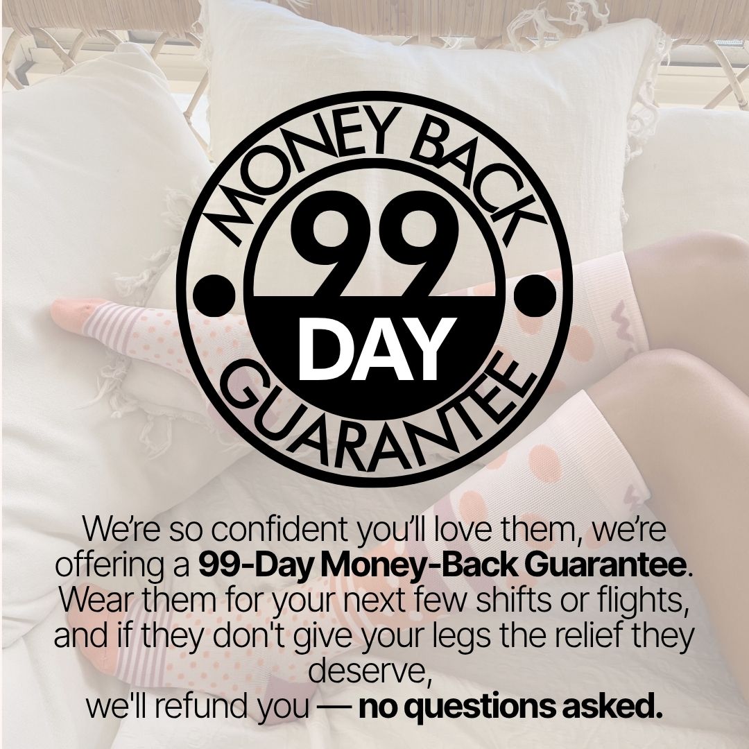 Australian Red Flowering Gum Bamboo Compression Socks